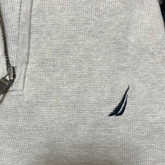 EUC Nautica mock neck 1/4 zip sweater - Picture 15 of 15